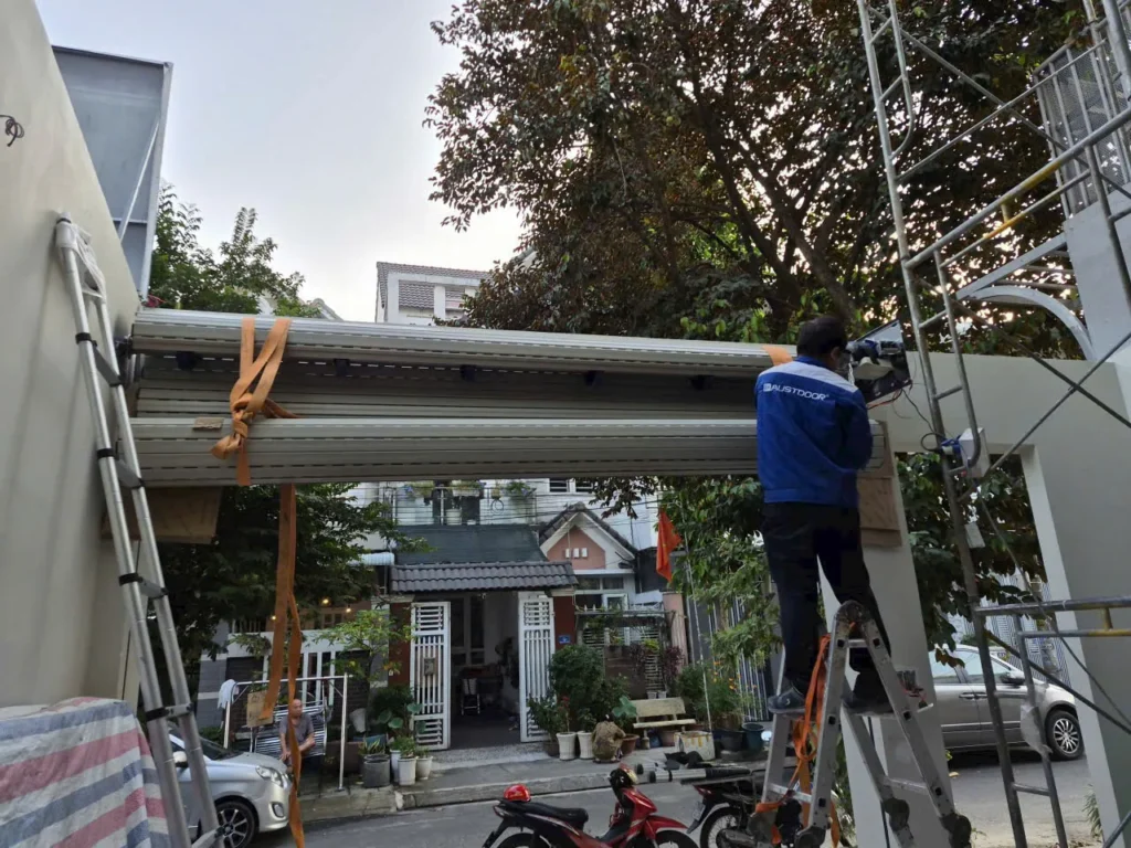 Công trình lắp cửa cuốn Austdoor tại TP.HCM